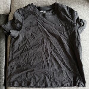 Calvin Klein Charcoal Tee with Logo